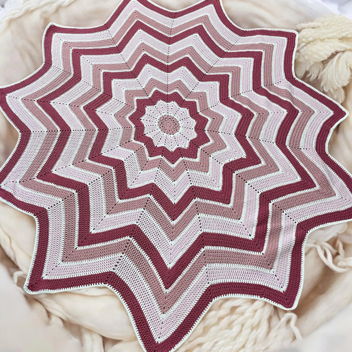Handmade crochet baby blanket on crib in nursery

Soft crochet play mat for babies in UK home

Neutral crochet baby blanket folded on chair

Baby lying on durable handmade crochet play mat

Cozy crochet blanket gift for newborns