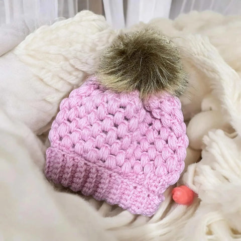 Unisex newborn beanie hat – breathable organic cotton knit