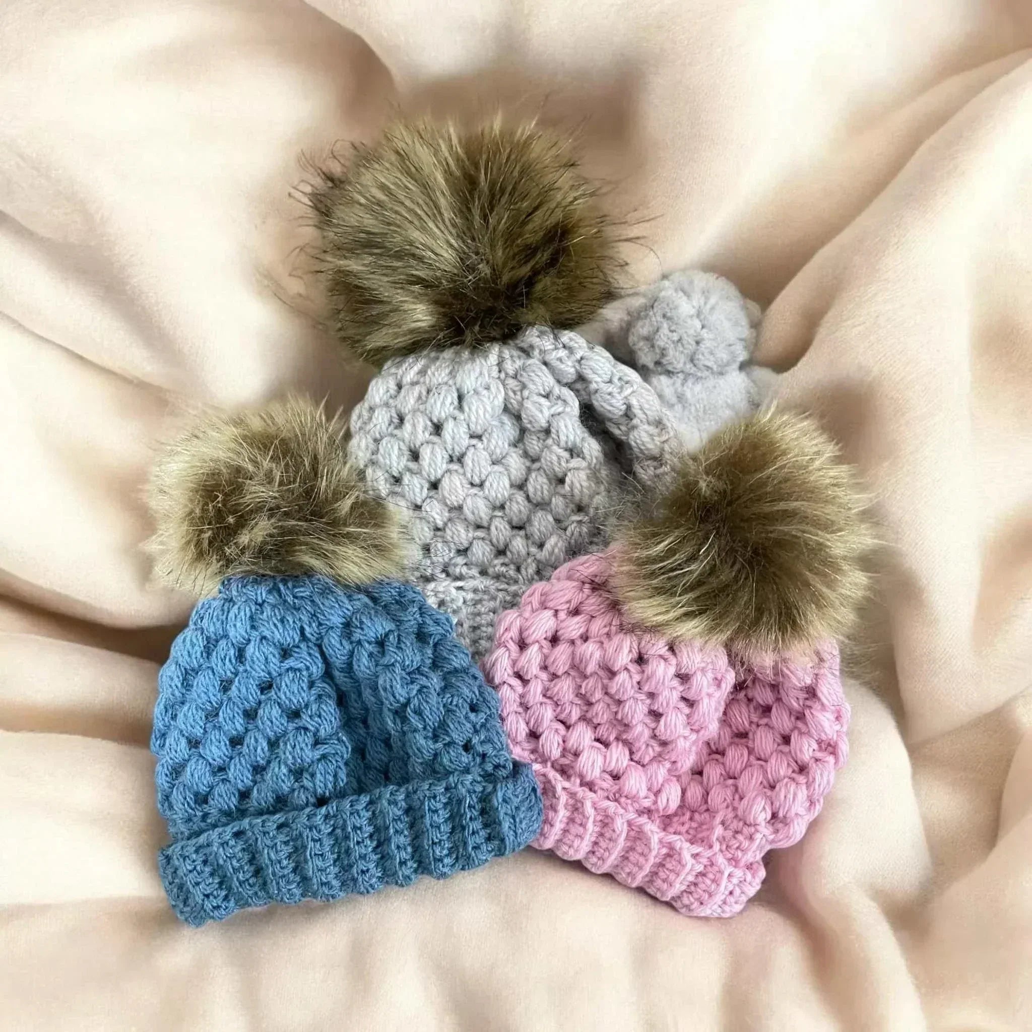 Baby shower gift UK – organic cotton beanie hats
