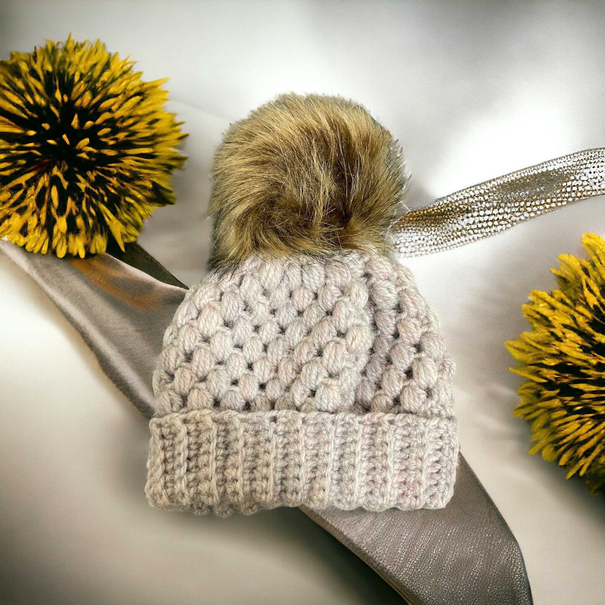 Soft knit infant beanie hats – eco-friendly cotton
