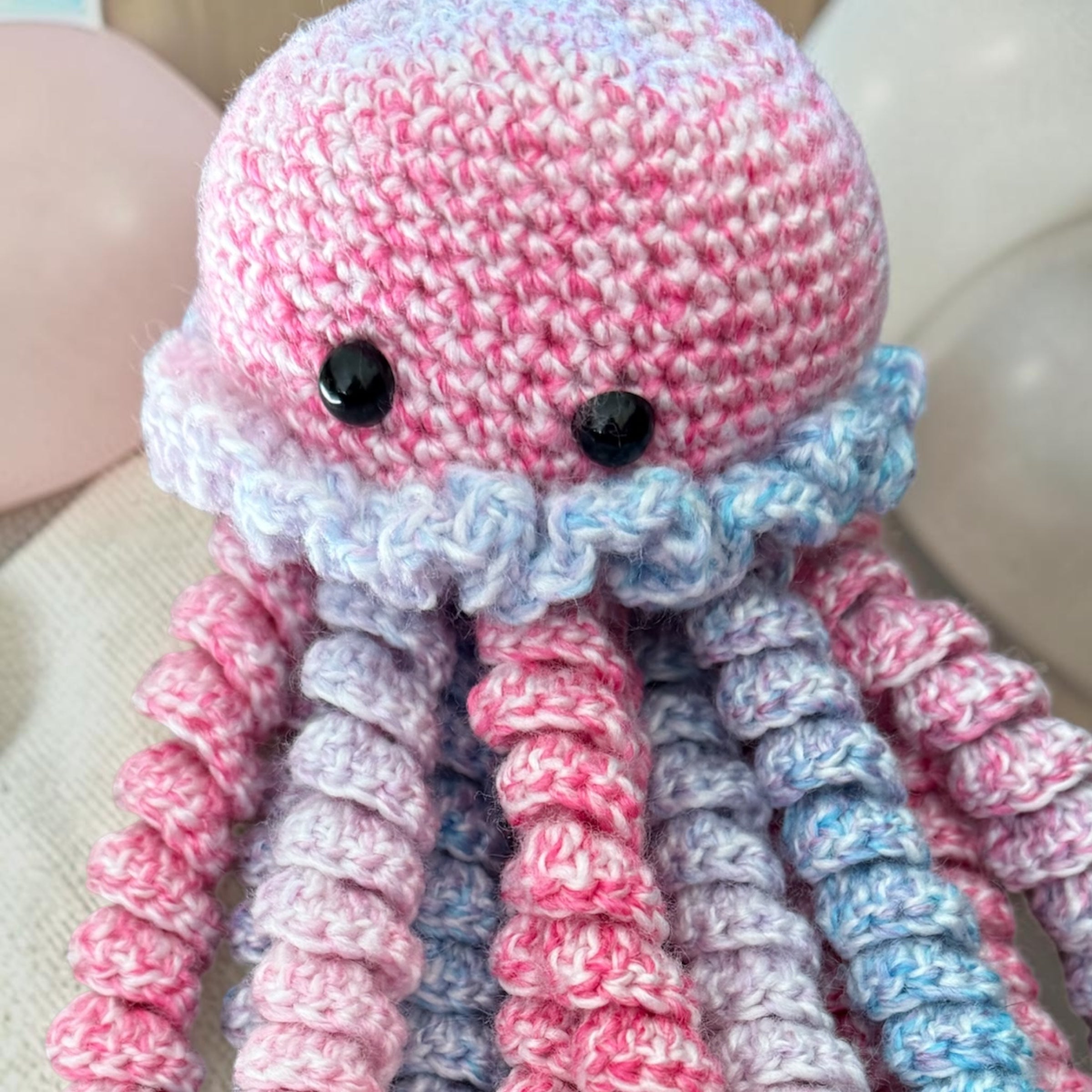 Handmade Crochet Octopus Jellyfish Baby Sensory Gift UK (Copy) (Copy) (Copy) (Copy) (Copy) (Copy)