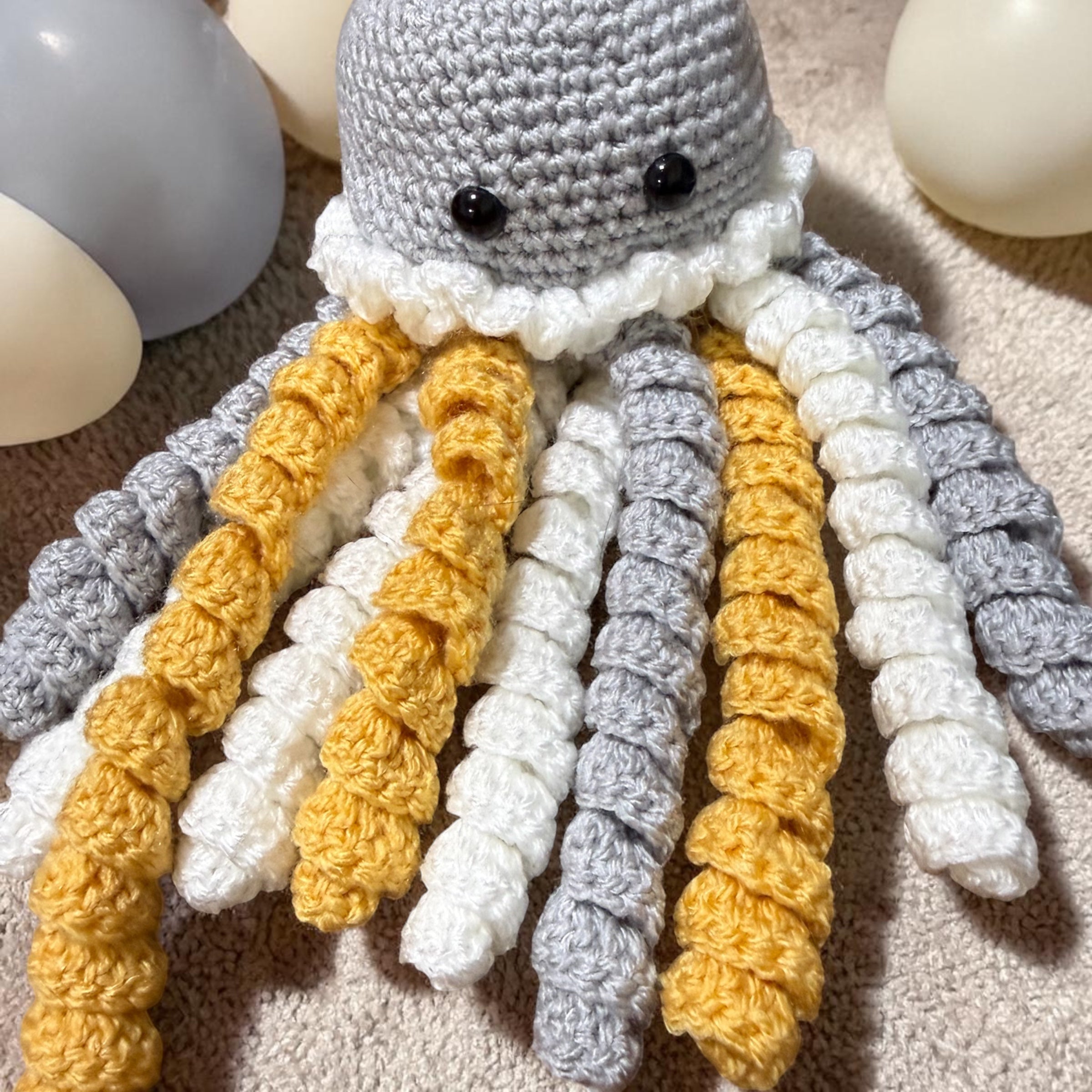 Handmade Crochet Octopus Jellyfish Baby Sensory Gift UK (Copy) (Copy) (Copy) (Copy) (Copy)