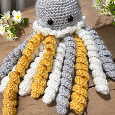 Handmade Crochet Octopus Jellyfish Baby Sensory Gift UK (Copy) (Copy) (Copy) (Copy) (Copy)