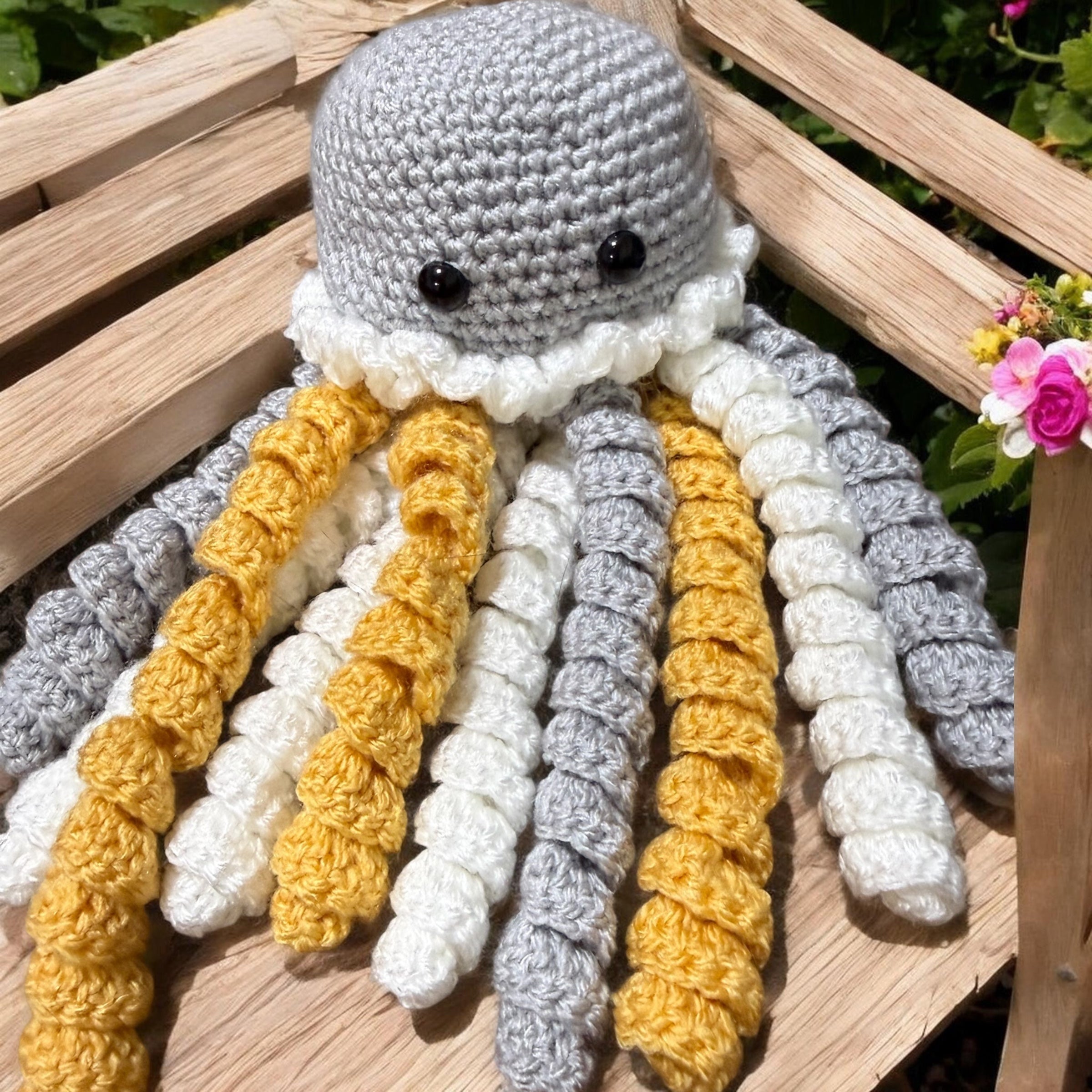 Handmade Crochet Octopus Jellyfish Baby Sensory Gift UK (Copy) (Copy) (Copy) (Copy) (Copy)