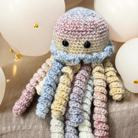 Handmade Crochet Octopus Jellyfish Baby Sensory Gift UK (Copy) (Copy) (Copy) (Copy)