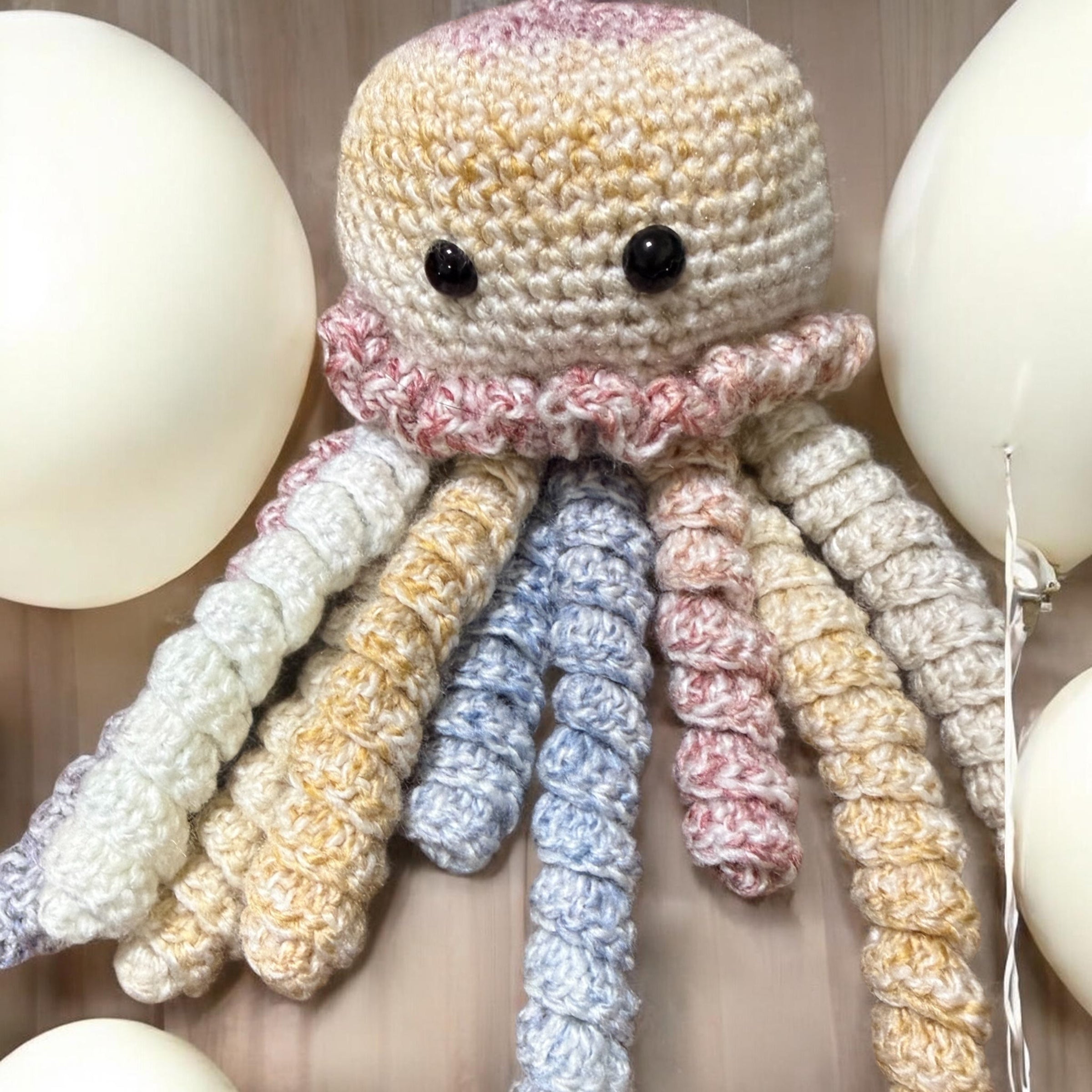 Handmade Crochet Octopus Jellyfish Baby Sensory Gift UK (Copy) (Copy) (Copy) (Copy)