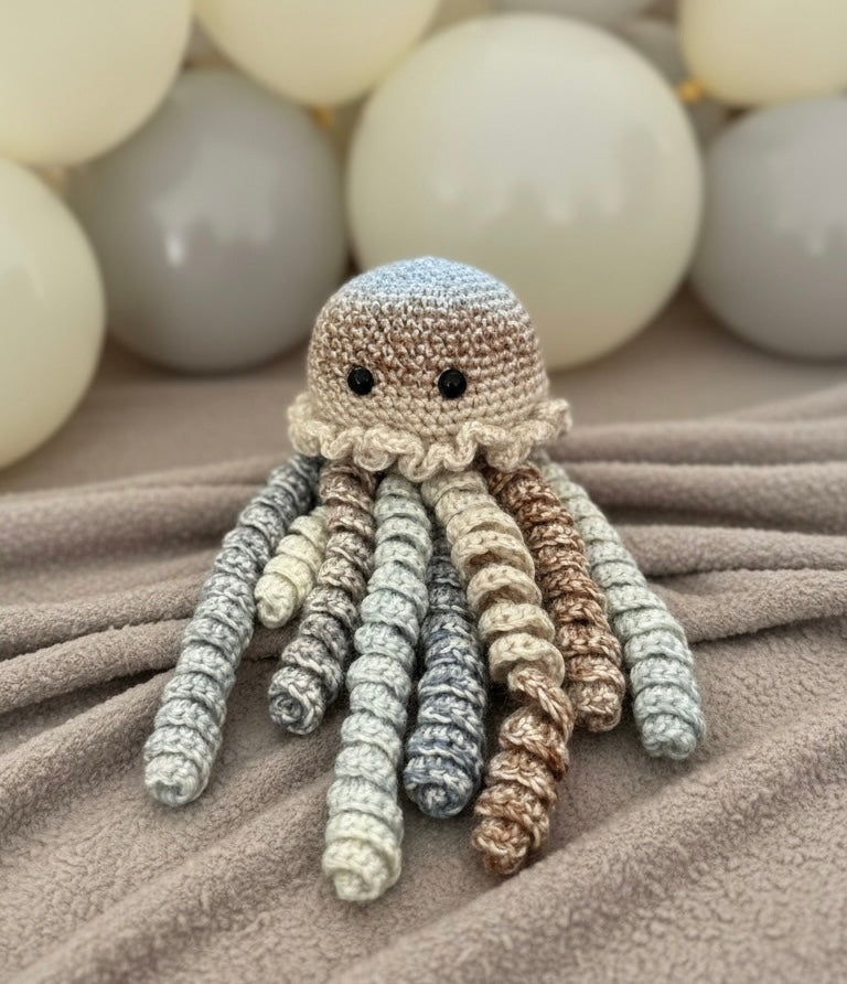 Handmade Crochet Octopus Jellyfish Baby Sensory Gift UK (Copy) (Copy) (Copy)