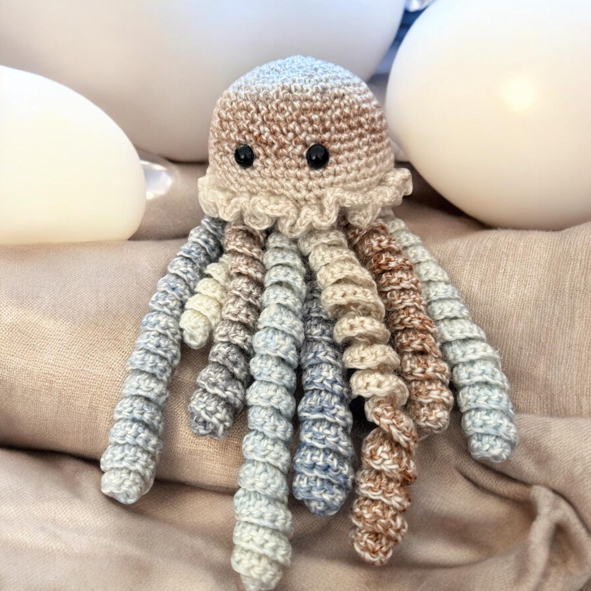 Handmade Crochet Octopus Jellyfish Baby Sensory Gift UK (Copy) (Copy) (Copy)
