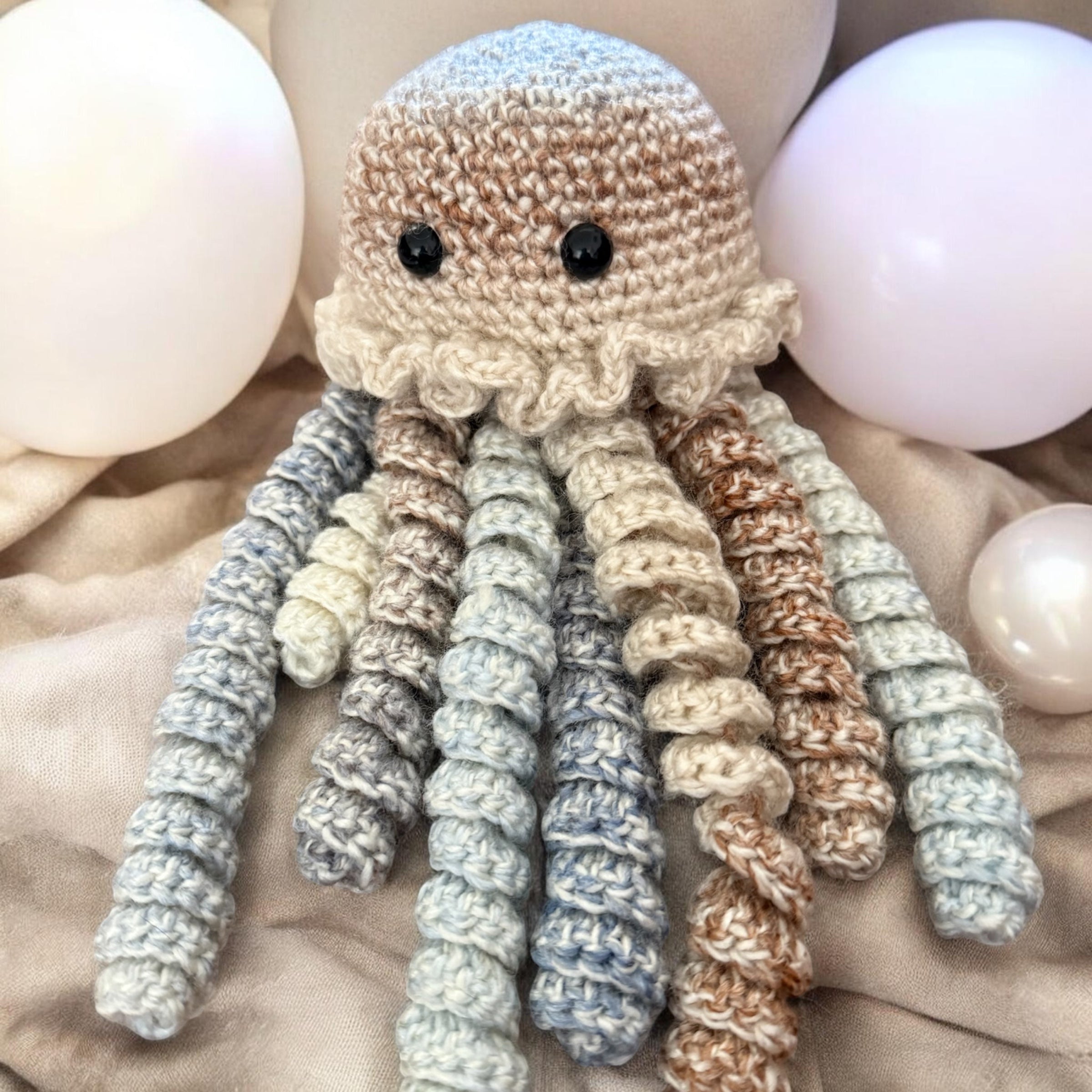 Handmade Crochet Octopus Jellyfish Baby Sensory Gift UK (Copy) (Copy) (Copy)