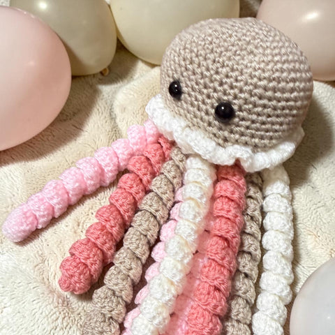 Handmade Crochet Octopus Jellyfish Baby Sensory Gift UK (Copy) (Copy)